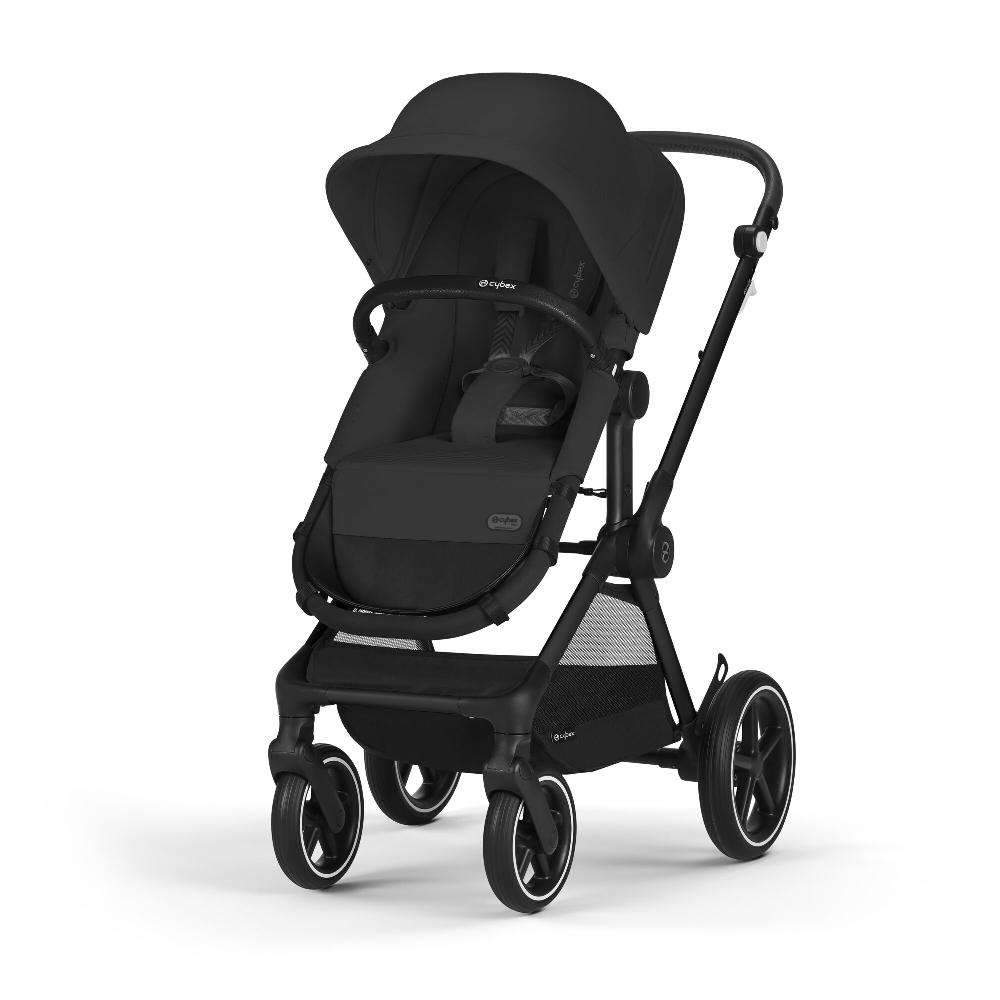 babymarkt 3 in 1 Reisesystem Kombikinderwagen Eos Lux inklusive Babyschale Aton B2 Black Moon Black 50% Rabatt für begrenzte Zeit