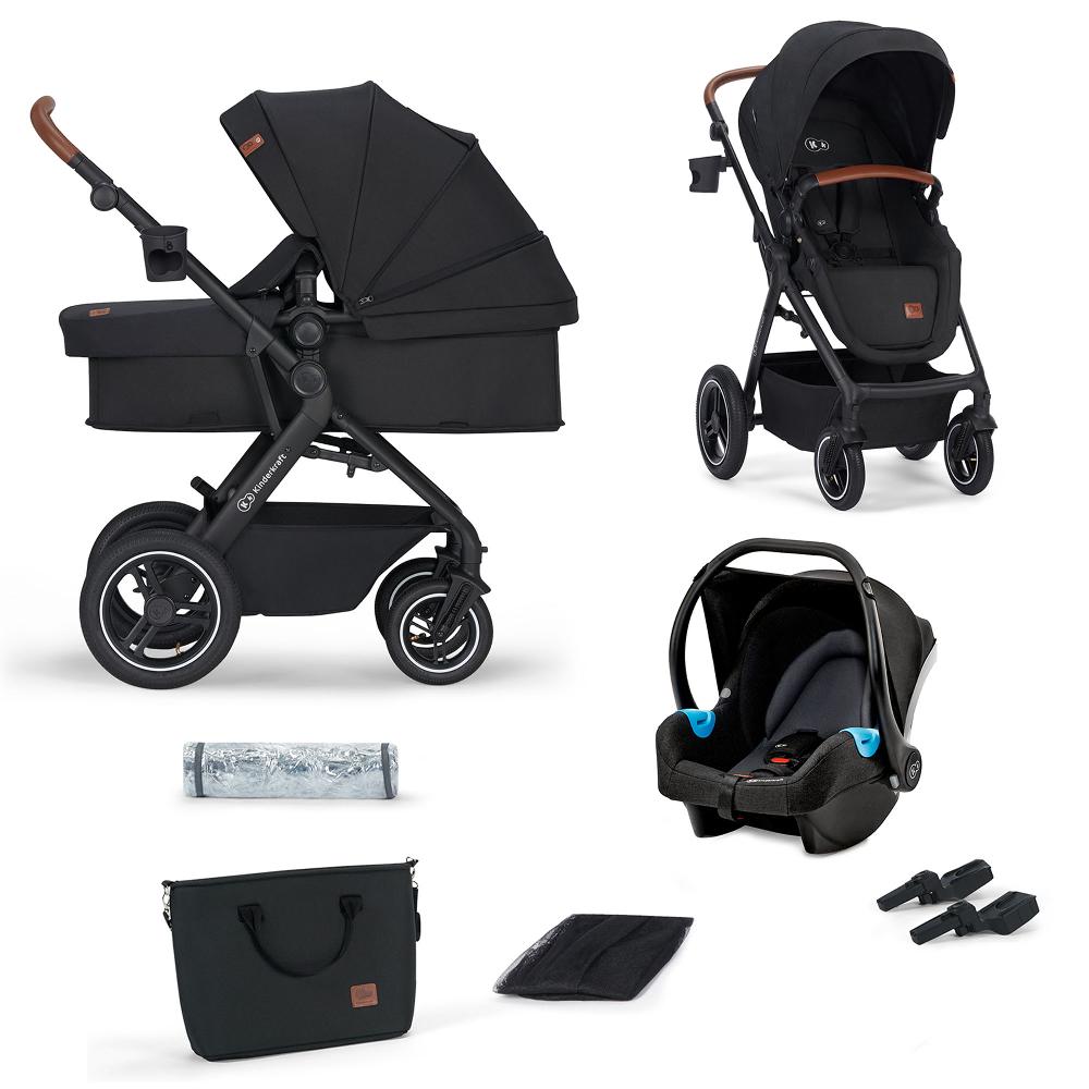 babymarkt Kinderwagen B Tour 3 in 1 Mink Pro Black