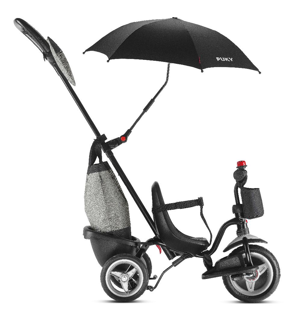 babymarkt 4 in 1 Dreirad Ceety Comfort schwarz 2442 Muttertagsangebot