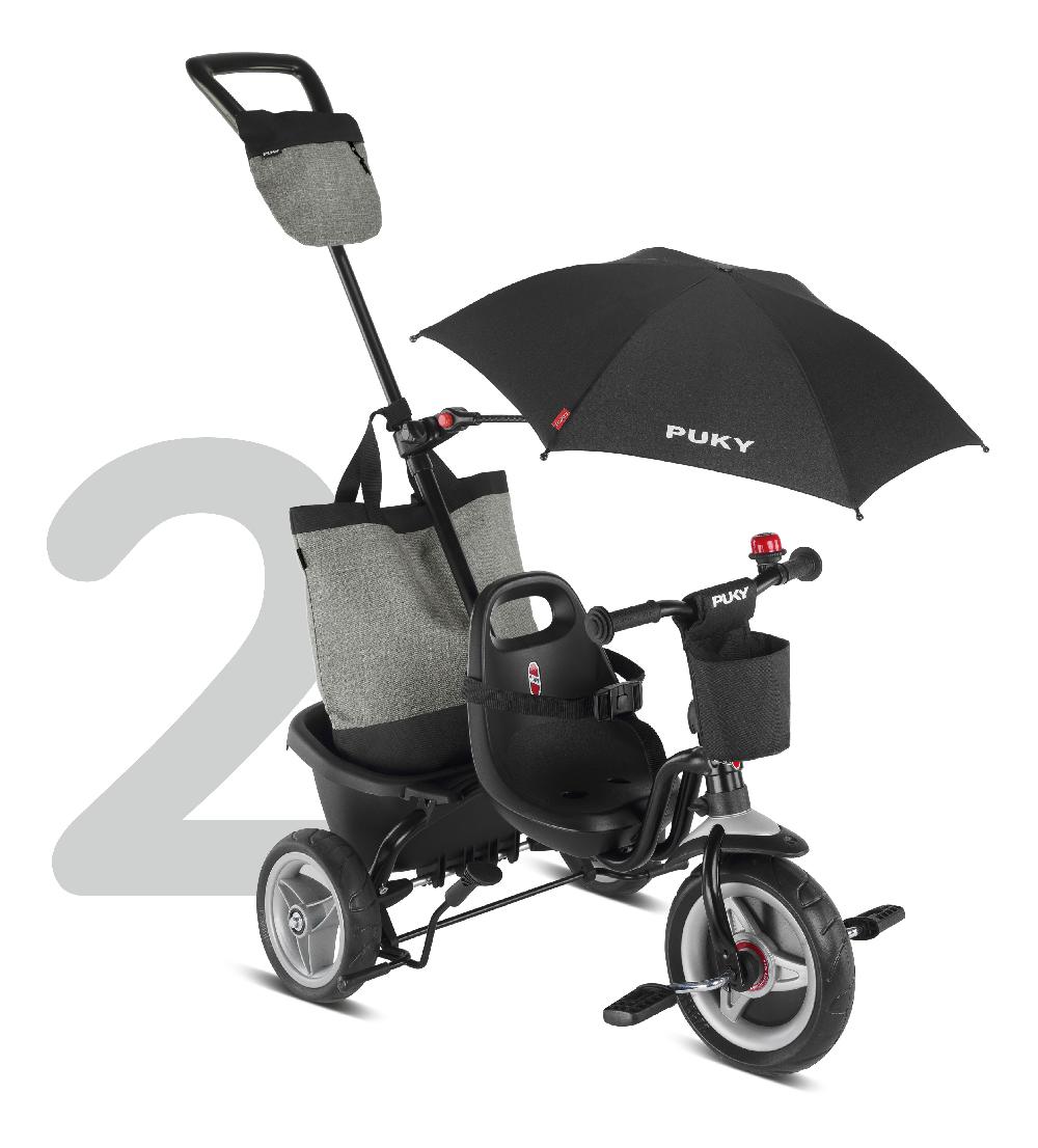 babymarkt 4 in 1 Dreirad Ceety Comfort schwarz 2442 Muttertagsangebot