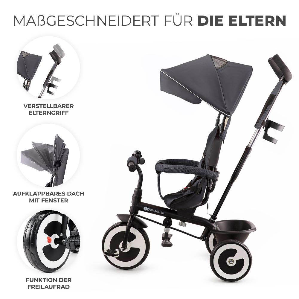 babymarkt Dreirad Aston grau Valentinstagsangebot