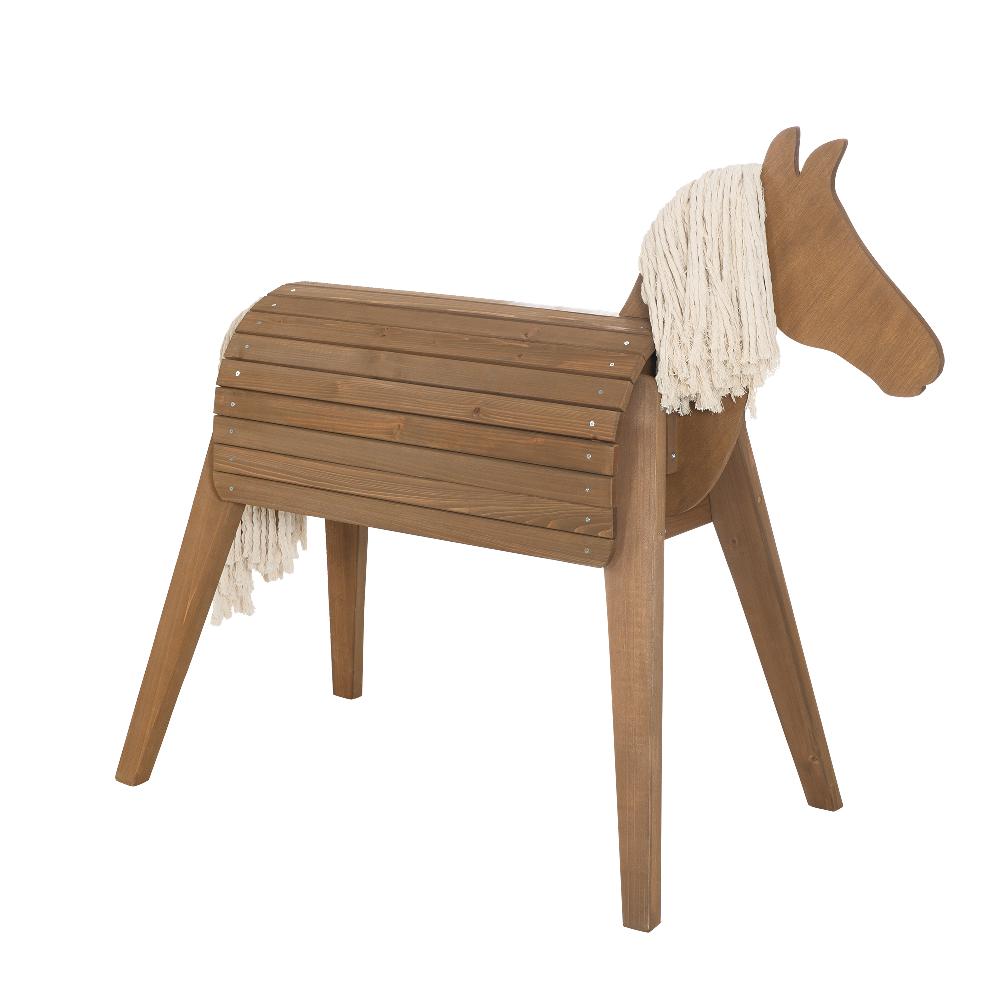 babymarkt Holzpferd Outdoor teak