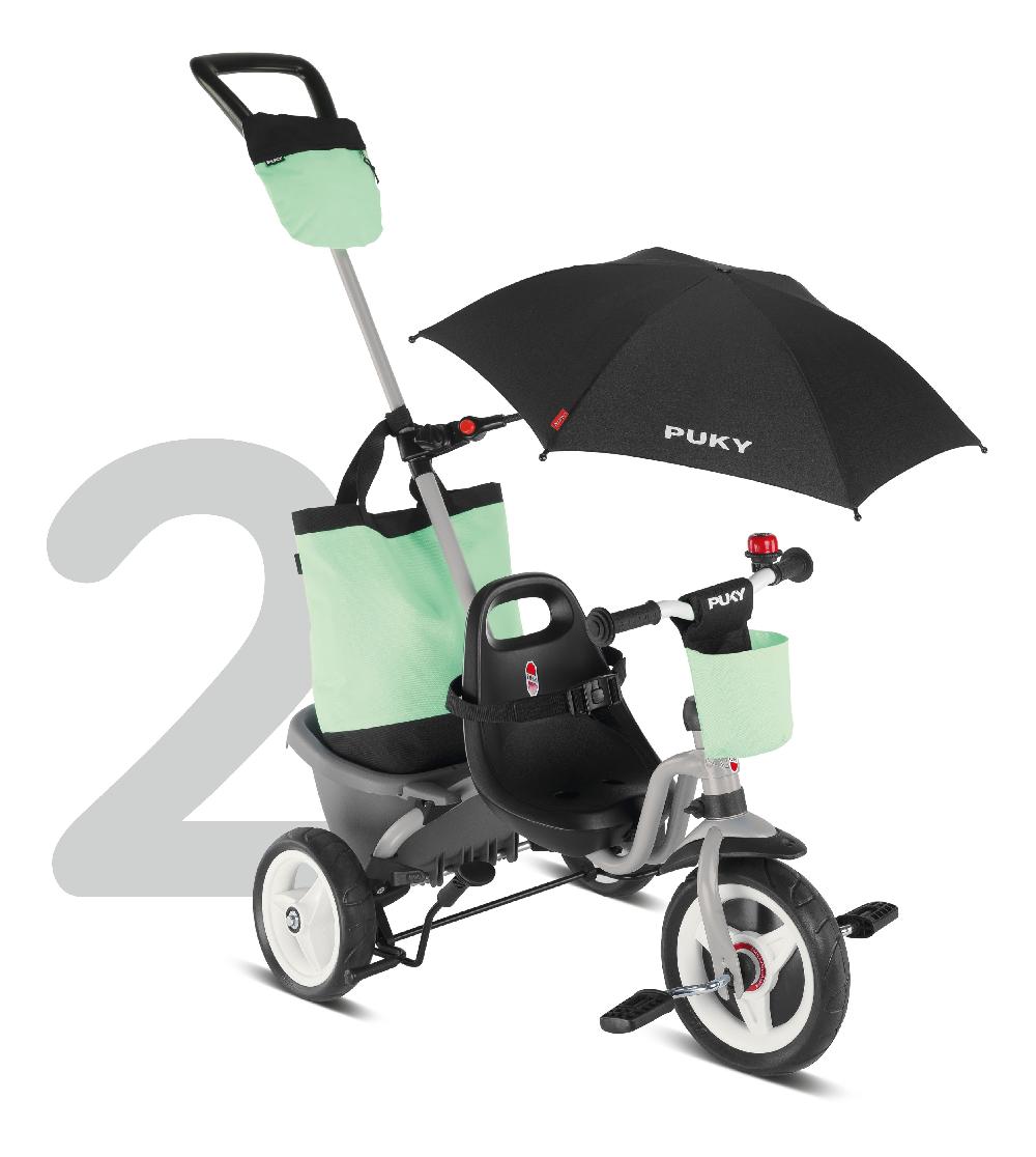 babymarkt 4 in 1 Dreirad Ceety Comfort lichtgrau 2440 Lagerräumung