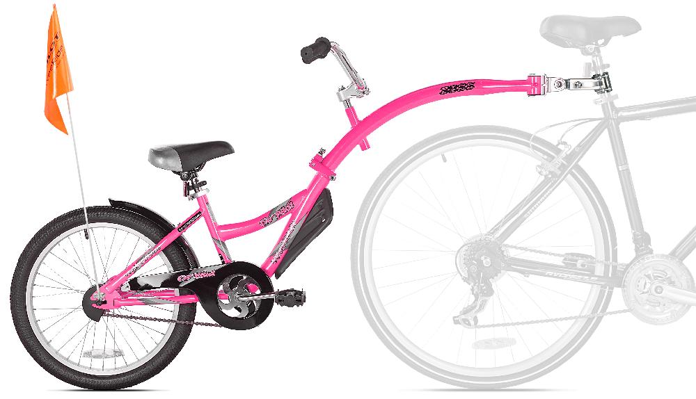 babymarkt Tandem Fahrradanhänger Copilot Pink