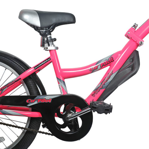 babymarkt Tandem Fahrradanhänger Copilot Pink Räumungsverkauf