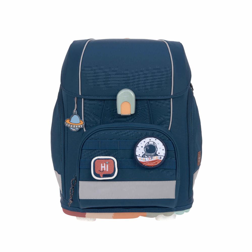 babymarkt Schulranzen-Set 7-tlg. Boxy Unique navy Super Sparpreis