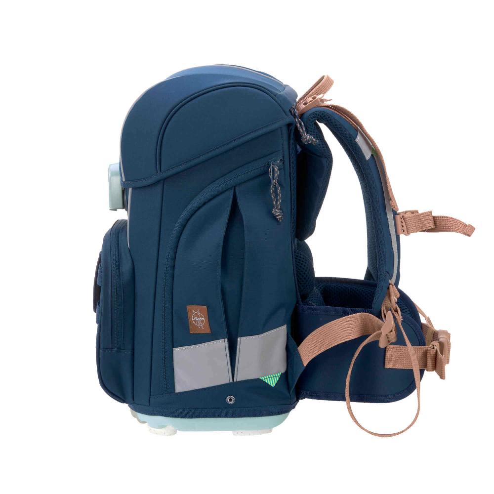 babymarkt Schulranzen-Set 7-tlg. Boxy Unique navy Super Sparpreis