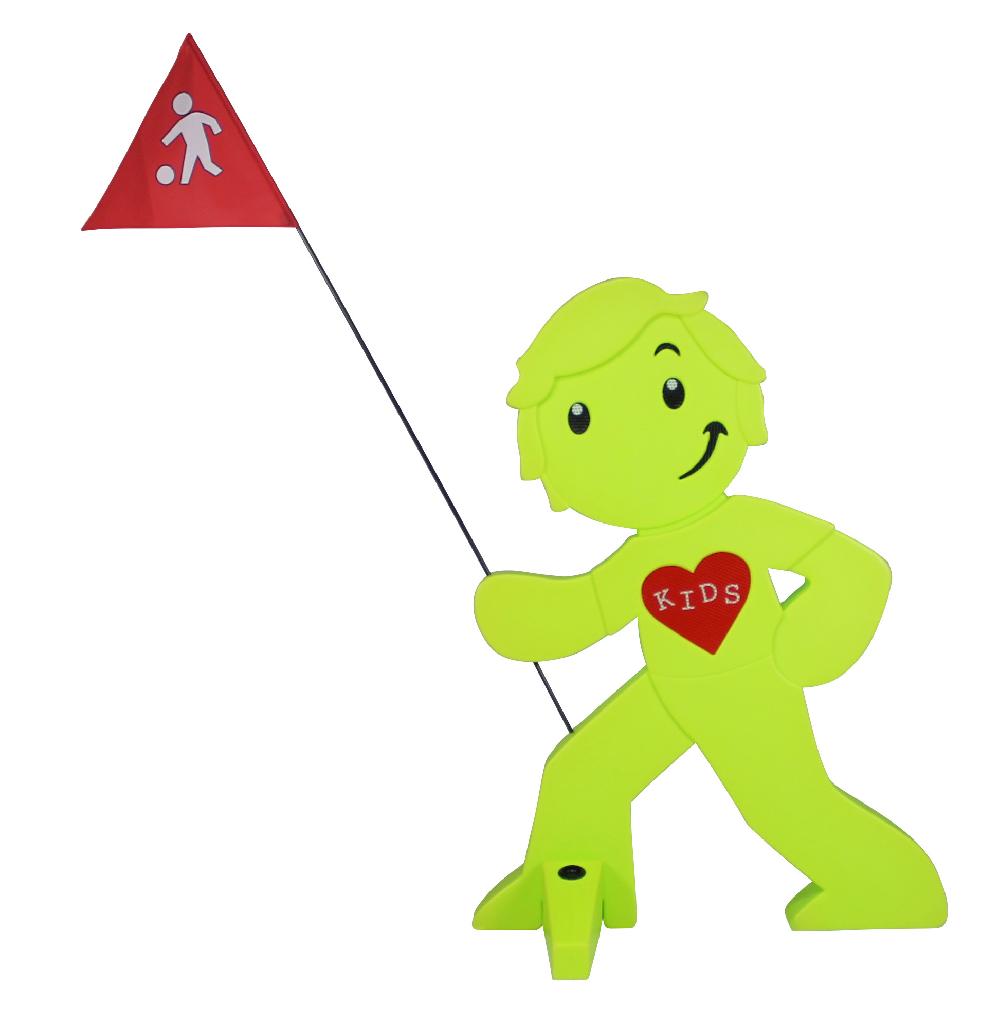 babymarkt Streetbuddy Warnfigur für mehr Kindersicherheit - grün