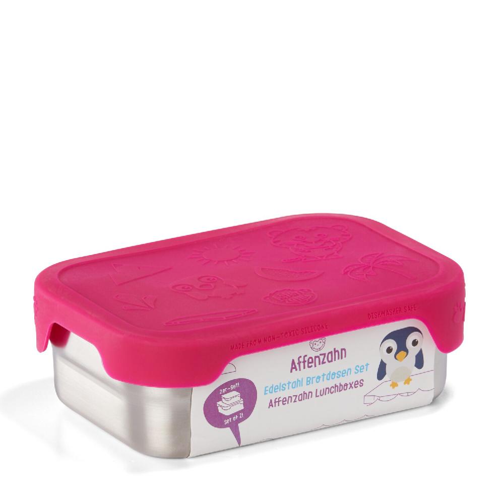 babymarkt Brotdosen Set: Eule pink