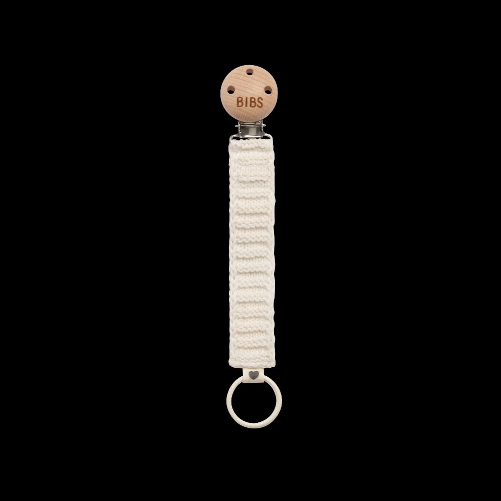 babymarkt Schnullerkette geflochten Ivory