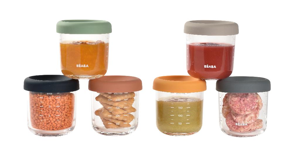 babymarkt Portionsbehälter 6er Set aus Glas sunrise Clearance-Verkauf