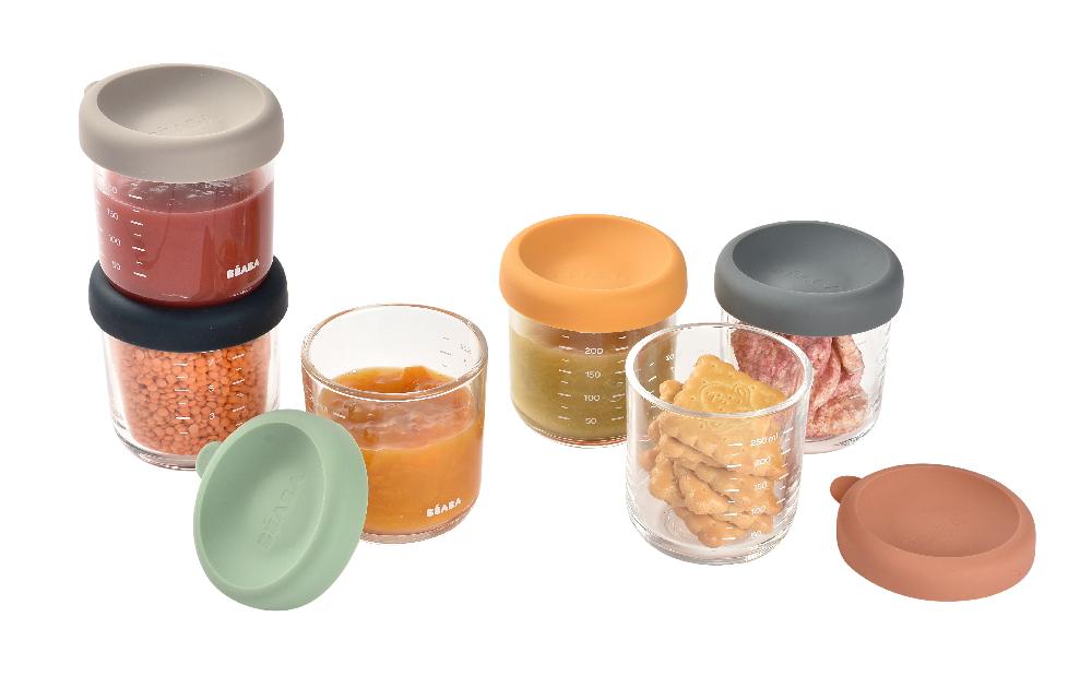 babymarkt Portionsbehälter 6er Set aus Glas sunrise Clearance-Verkauf