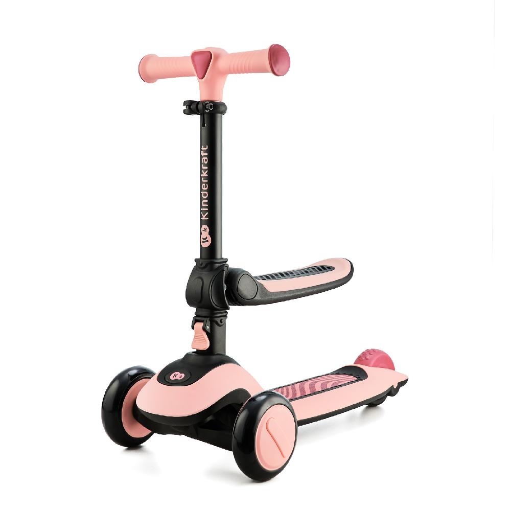 babymarkt 2 in 1 Laufrad & Roller HALLEY rose pink