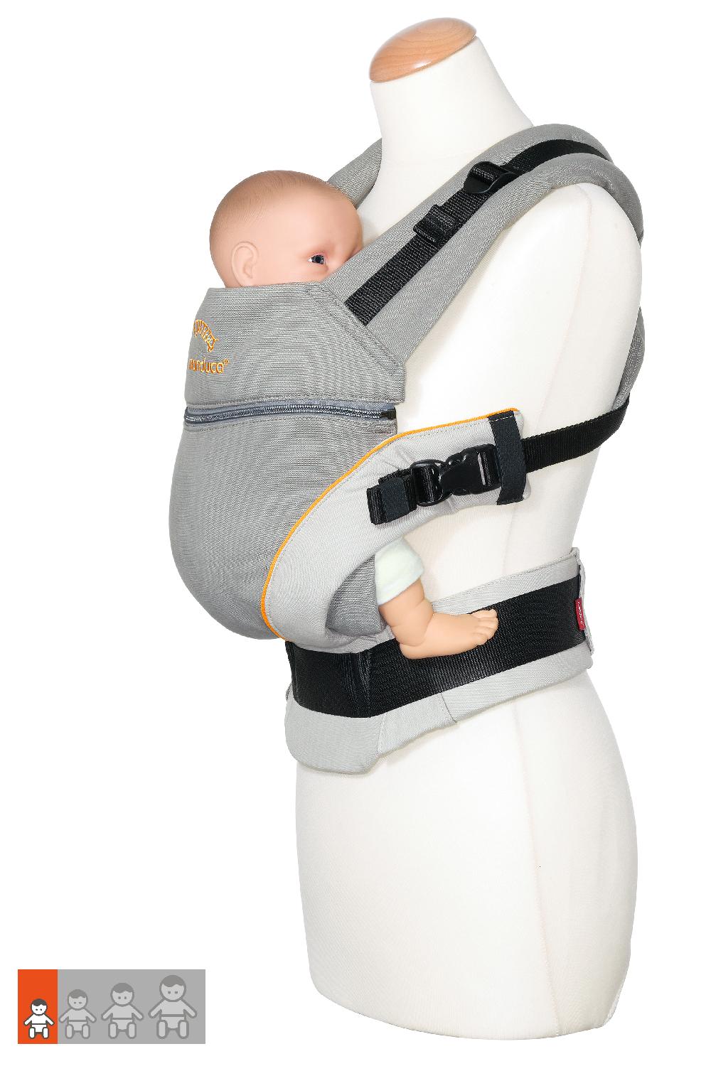 babymarkt Babytrage XT Cotton Grey-Ocean Auslauf
