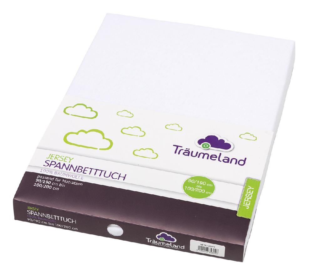 babymarkt Jersey Spannbetttuch Jersey weiß 90 x 200 cm