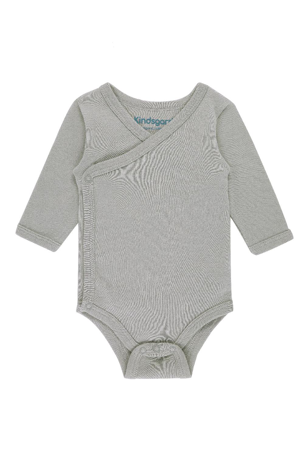 babymarkt Wickelbody trunder 5er-Pack langarm grau Versandkostenfrei