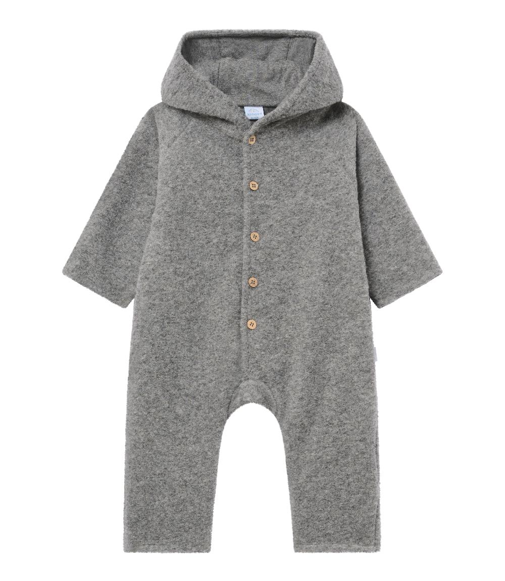 babymarkt Wollwalk Overall kaergely grau