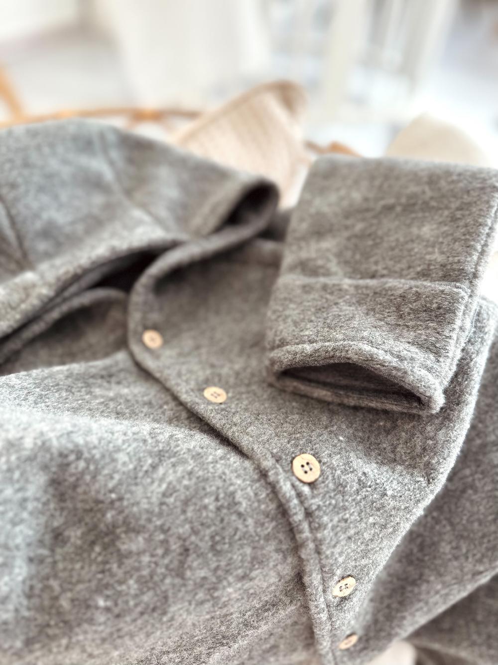 babymarkt Wollwalk Overall kaergely grau Exklusivangebot