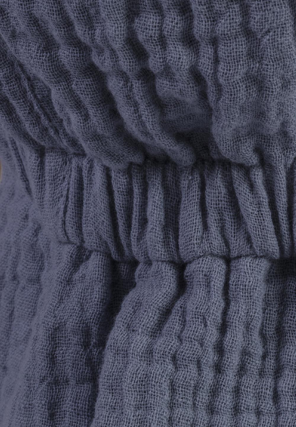 babymarkt Schirmmütze mit Nackenschutz Musselin graublau Tägliche Deals