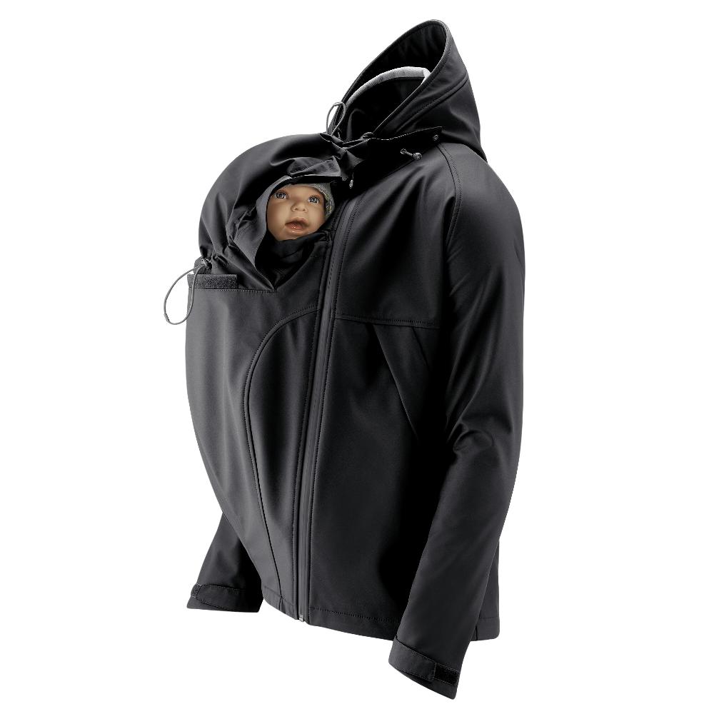 babymarkt Softshell-Tragejacke für Männer Allrounder schwarz Sonderangebote