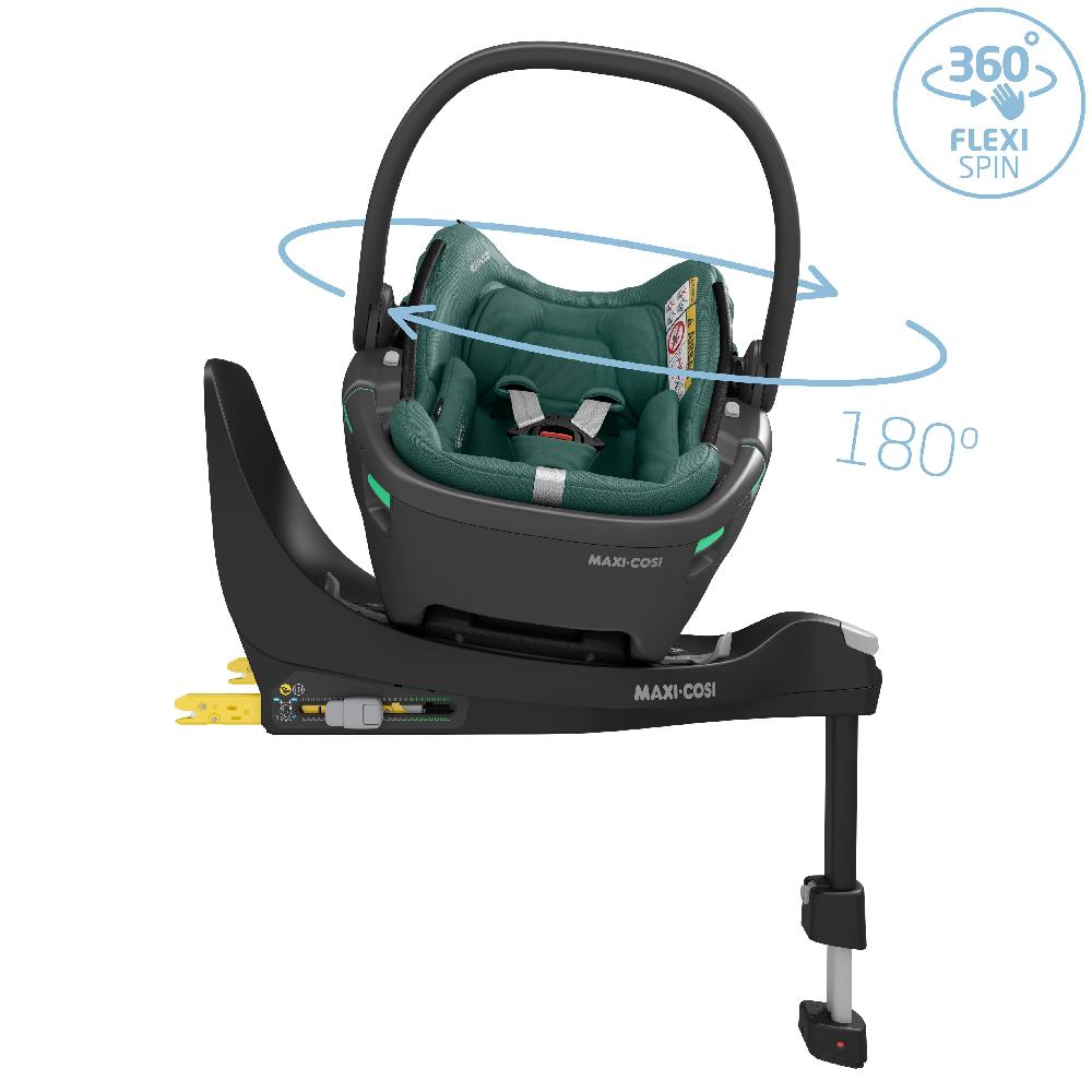babymarkt Set Babyschale Coral 360 Essential Green plus Basisstation FamilyFix 360 Begrenzt auf 3 Tage