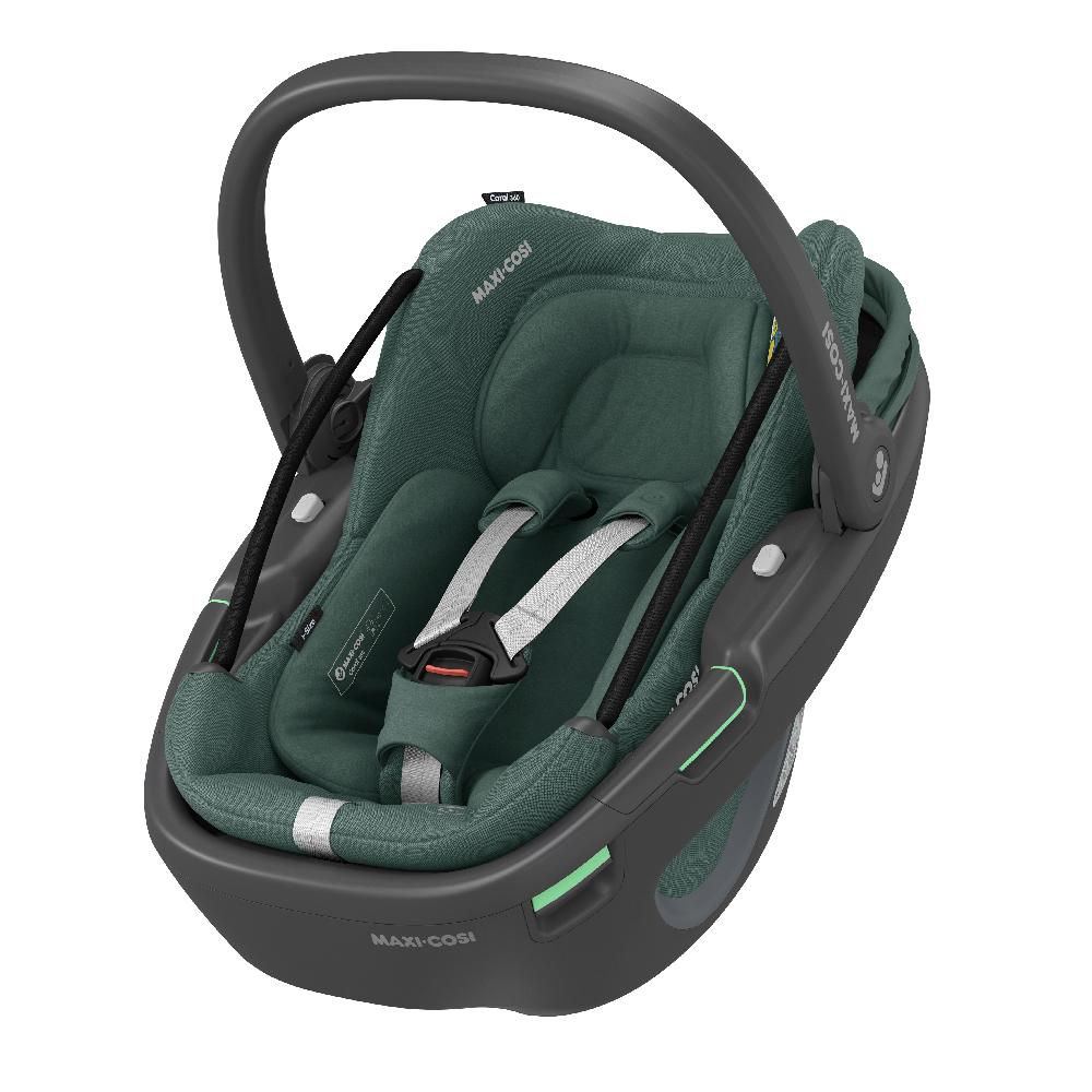 babymarkt Set Babyschale Coral 360 Essential Green plus Basisstation FamilyFix 360 Begrenzt auf 3 Tage