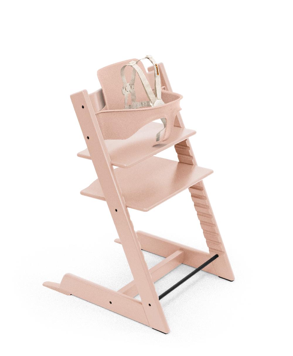 babymarkt Tripp Trapp Hochstuhl Buche Serene Pink + Gratis Baby Set V2 Serene Pink Jubiläumsangebot