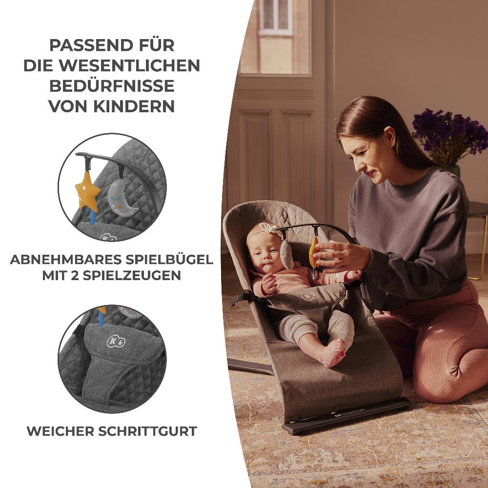 babymarkt Babywippe MIMI grey Kauf eins, bekomm eins gratis