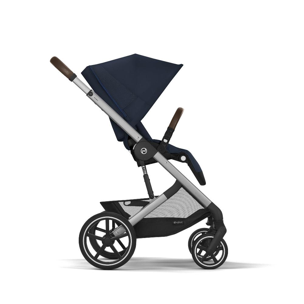babymarkt Kinderwagen Balios S Lux Silver Ocean Blue Kostenloser Versand international