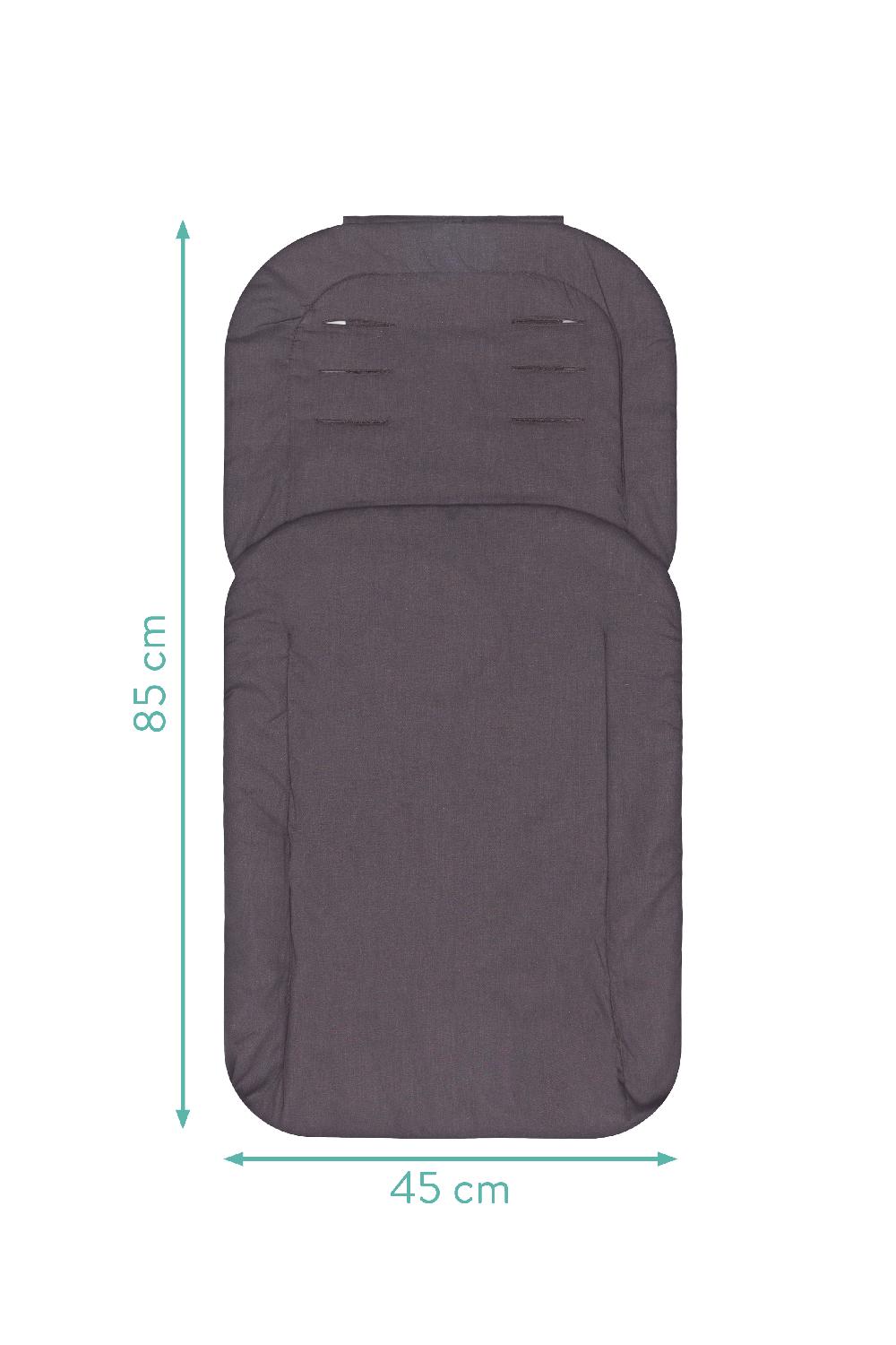 babymarkt Sommerfußsack Eco 83x43 cm grau Fabrikladen