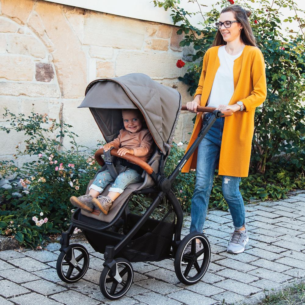 babymarkt Kombikinderwagen FX4 Soft+ Style Babywannen Set taupe Black Friday Preise