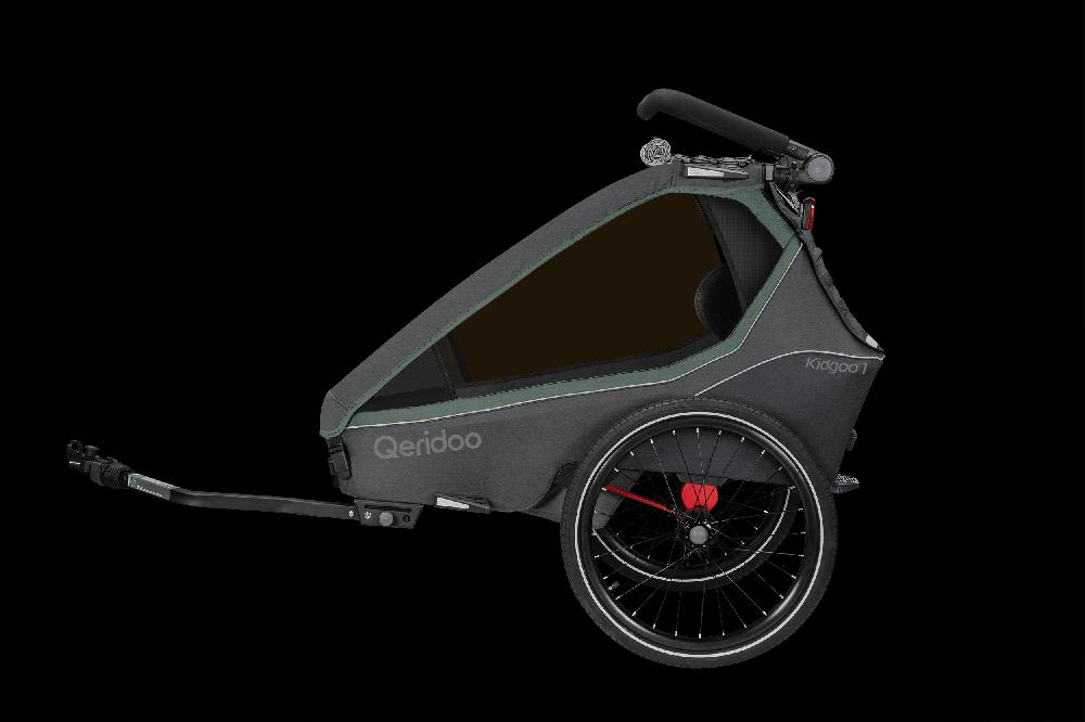 babymarkt Kinderfahrradanhänger Kidgoo1 Ivy Green Kollektion 2023 inklusive Hängematte Plus Limited Edition Theraline 2025