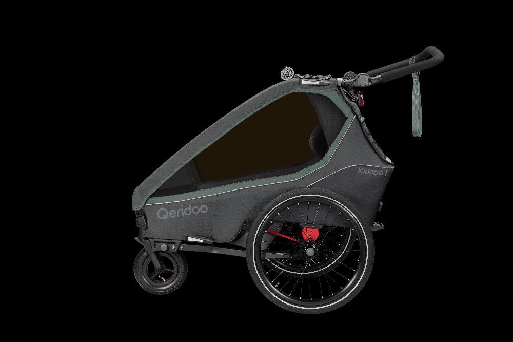 babymarkt Kinderfahrradanhänger Kidgoo1 Ivy Green Kollektion 2023 inklusive Hängematte Plus Limited Edition Theraline 2025