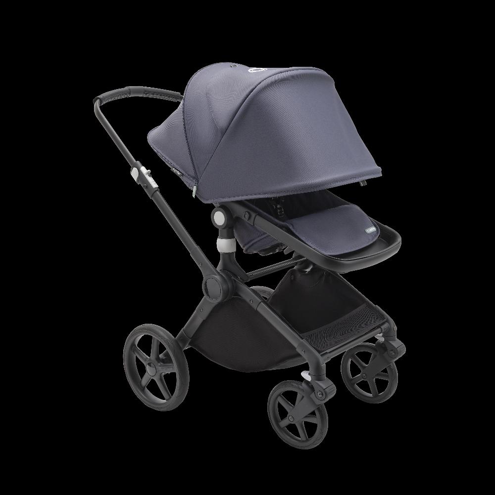babymarkt Kinderwagen Fox Cub mit Liegeaufsatz und Sitz Black/Stormy Blue Großer Ausverkauf