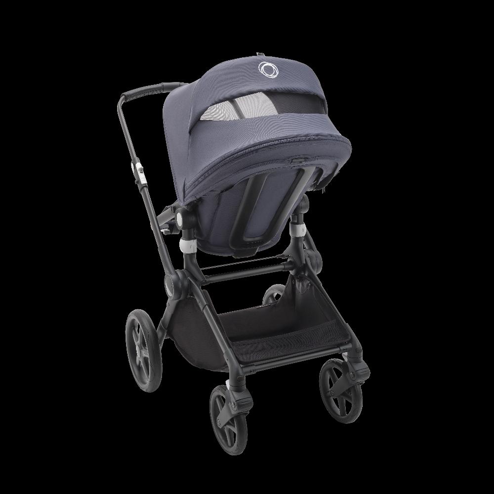 babymarkt Kinderwagen Fox Cub mit Liegeaufsatz und Sitz Black/Stormy Blue Großer Ausverkauf