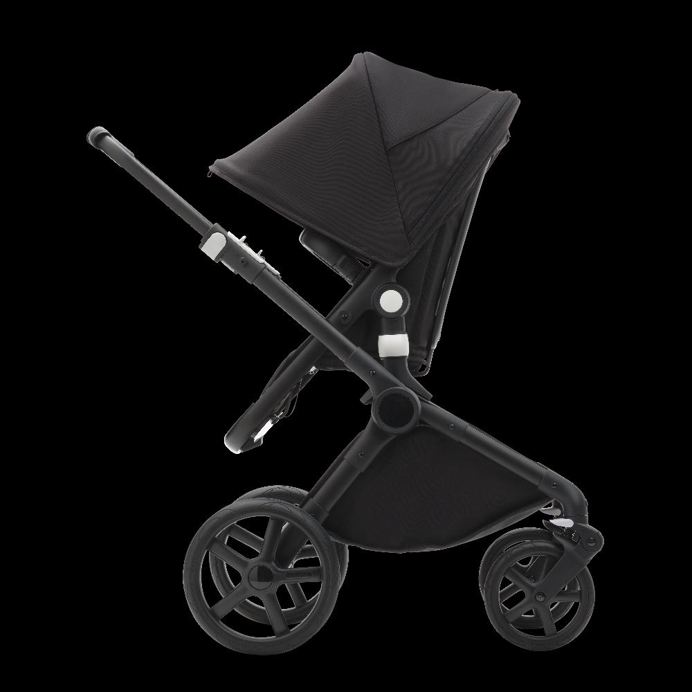 babymarkt Kinderwagen Fox Cub mit Liegeaufsatz und Sitz Black/Stormy Blue Großer Ausverkauf