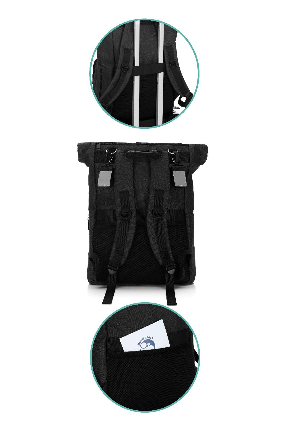 babymarkt Wickelrucksack Tokio schwarz Exklusivangebot