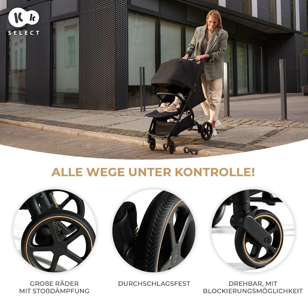 babymarkt Kinderwagen MITZY black Saisonschlussverkauf