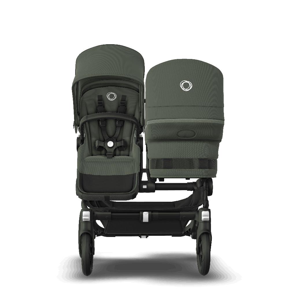 babymarkt Geschwisterwagen Donkey 5 Duo Complete Black/Forest Green Jubiläumsangebot
