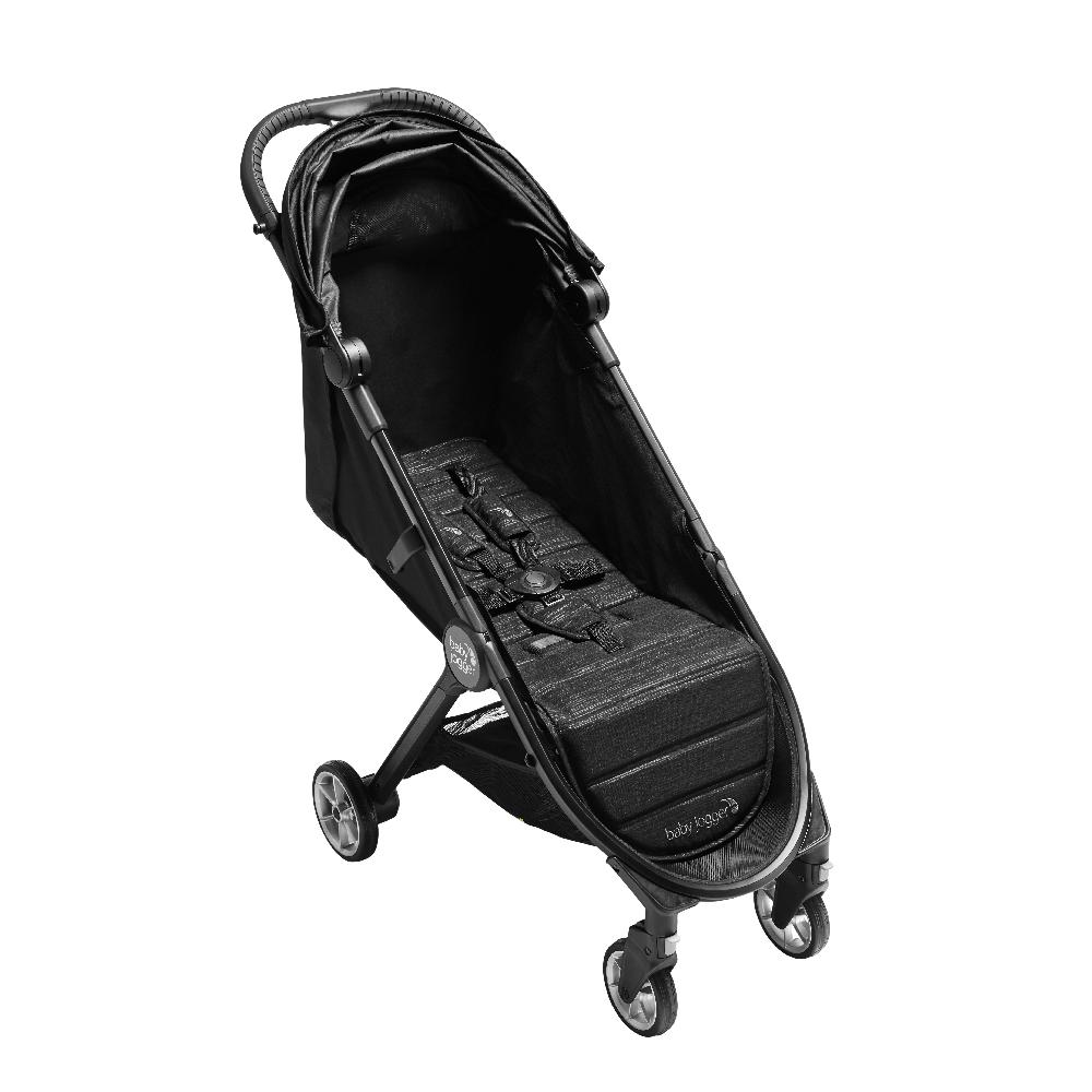 babymarkt Buggy City Tour 2 Pitch Black inklusive Sicherheitsbügel und Wetterschutz Räumungsverkauf