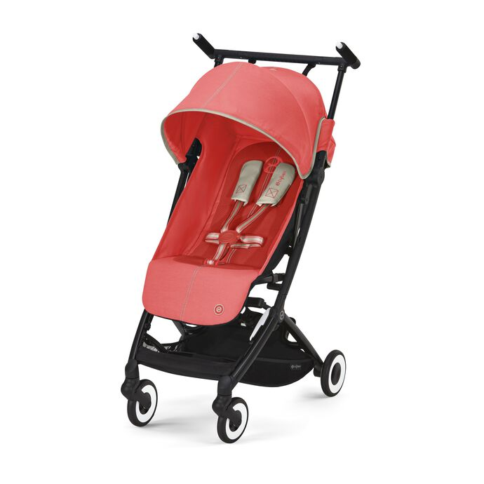 babymarkt Buggy Libelle Hibiscus Red inklusive Babyschale Cloud G i-Size Lava Grey und Adapter Wochenangebot