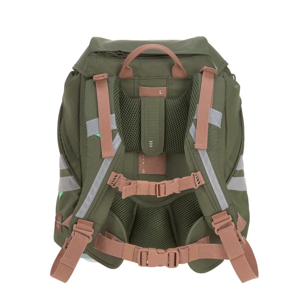 babymarkt Schulranzen-Set 7-tlg. Flexy Unique olive Begrenzt auf 3 Tage