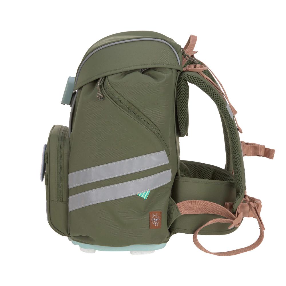 babymarkt Schulranzen-Set 7-tlg. Flexy Unique olive Begrenzt auf 3 Tage