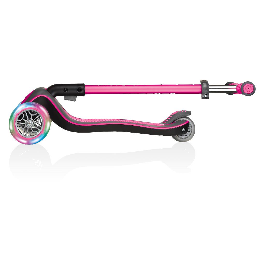 babymarkt Scooter ELITE DELUXE LIGHTS mit Leuchtrollen pink Speichern exportieren