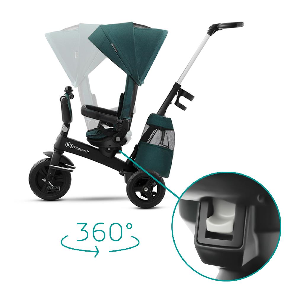 babymarkt Tricycle EASYTWIST midnight green im Angebot