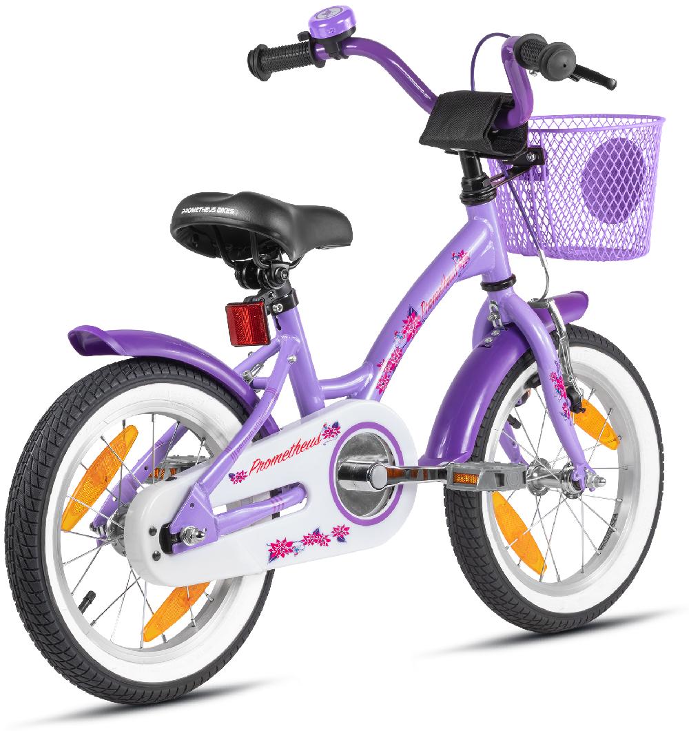 babymarkt Kinderfahrrad 14" mit Stützräder violett-weiß Schlussverkauf