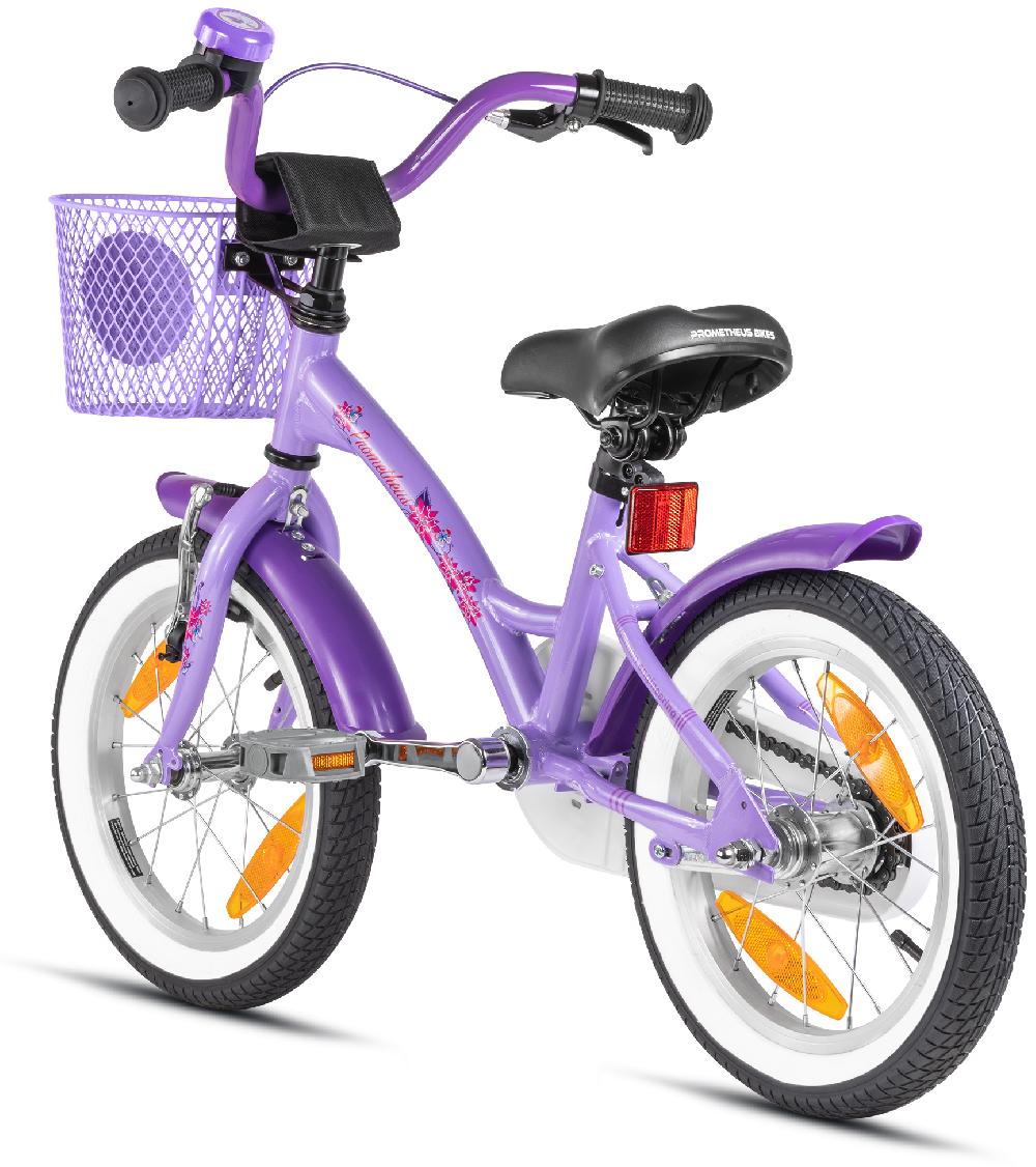 babymarkt Kinderfahrrad 14" mit Stützräder violett-weiß Schlussverkauf