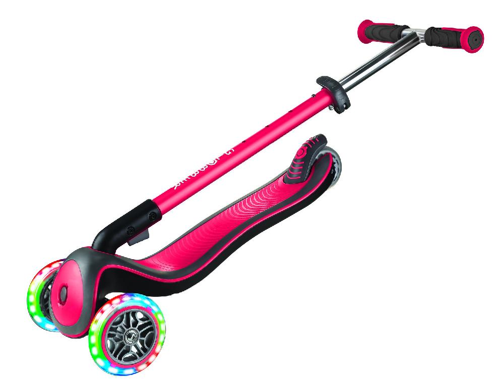babymarkt Scooter ELITE DELUXE LIGHTS mit Leuchtrollen rot Valentinstagsangebot