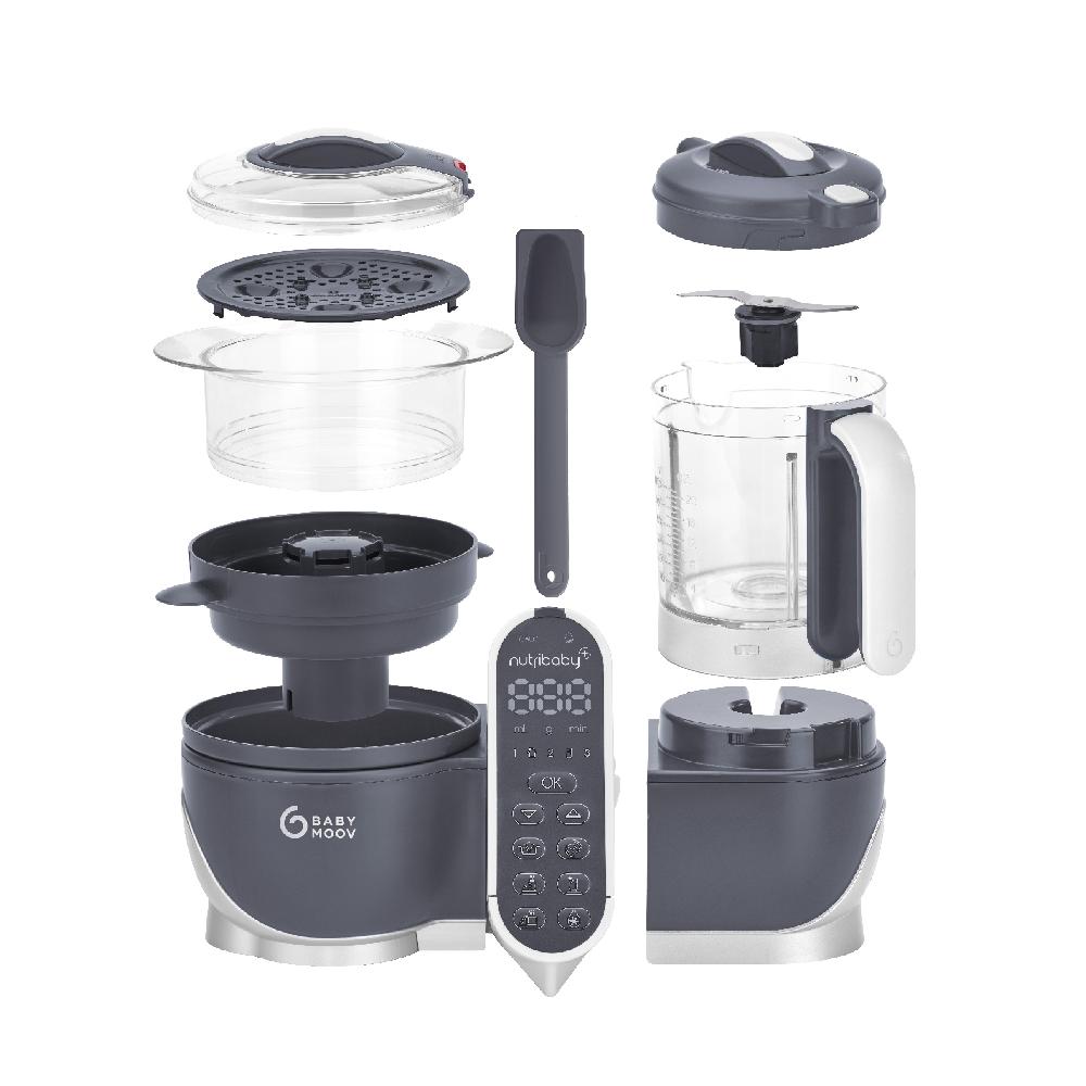 babymarkt Küchenmaschine Nutribaby plus industrial grey Blitzangebot