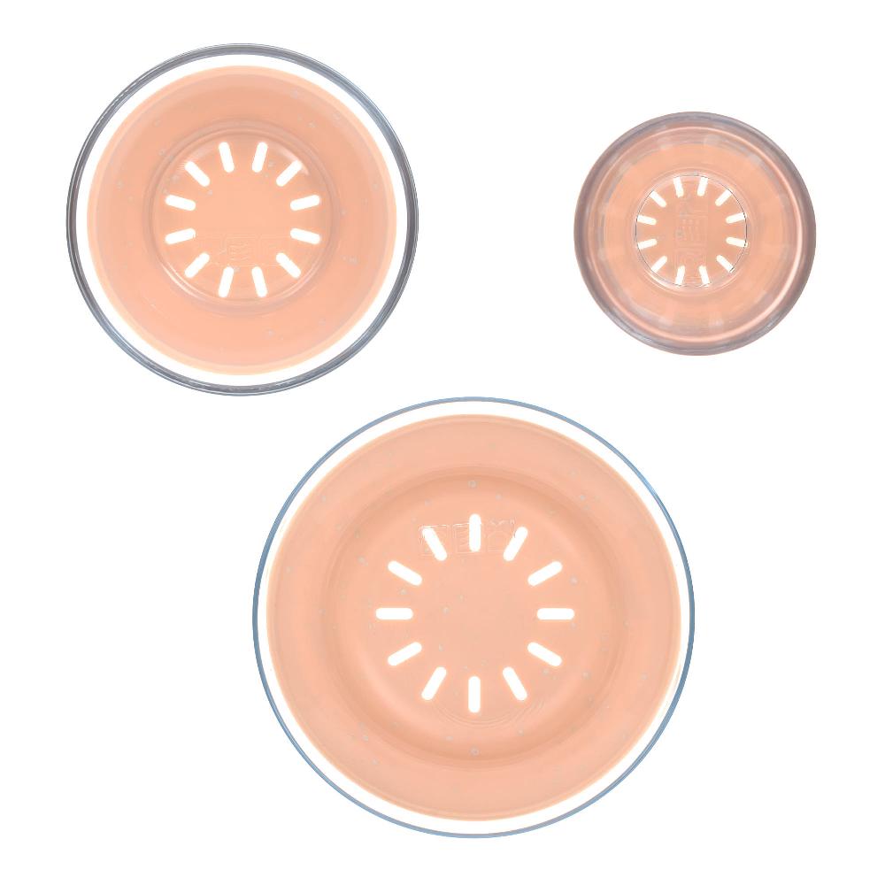 babymarkt Esslernset aus Glas und Silikon apricot Große Rabatte